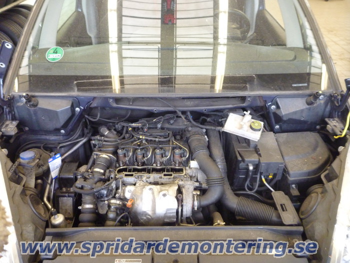 En skadad spridare tas ut ur Citroen C4 Picasso
                med 2.0 HDi 16V motor