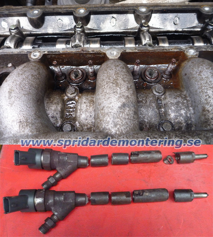 En bruten spridare tas ut ur Peugeot / Citroen
                med 2.2 HDi motor