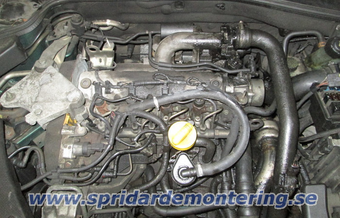 En skadad spridare tas ut ur Renault / Nissan
                med 1.9 motor