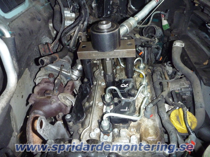 En skadad spridare tas ut
                ur Renault Trafic / Opel Vivaro / Nissan Primastar 2.0